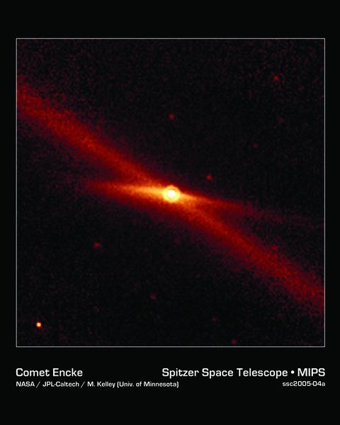 ചിത്രം:Vol5p98 A Spitzer image of Encke and its debris trail in infrared light.jpg