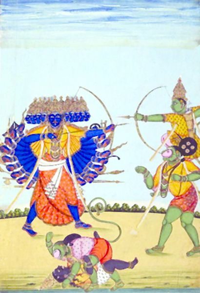 ചിത്രം:Vol3p638 433px-Rama and Hanuman fighting Ravana, an .jpg