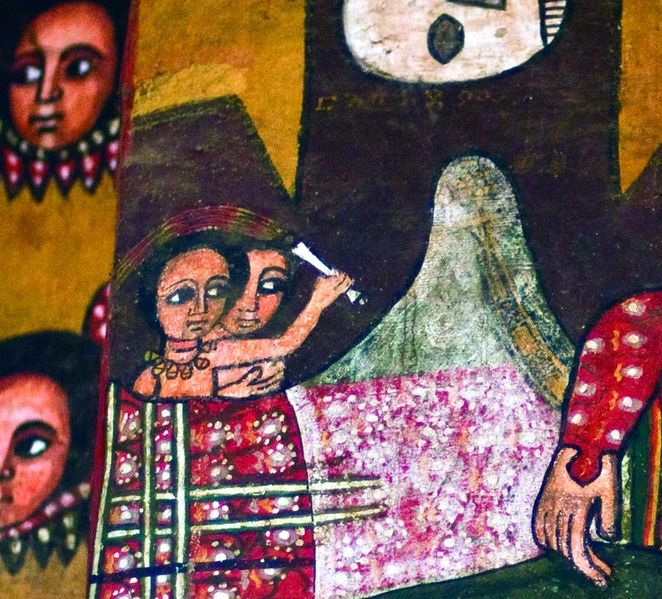 ചിത്രം:Vol5p98 Detail - Ethiopian Religious Painting - Church of Debra Berhan Selassie.jpg